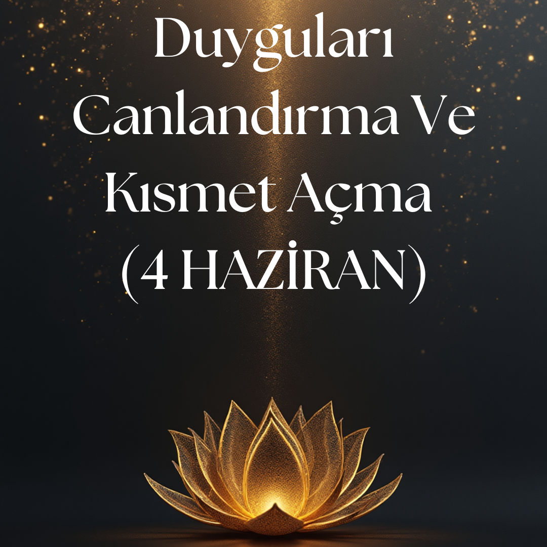 Duyguları Canlandırma Ve Kısmet Açma :4 HAZİRAN Toplu Şifa Çalışması