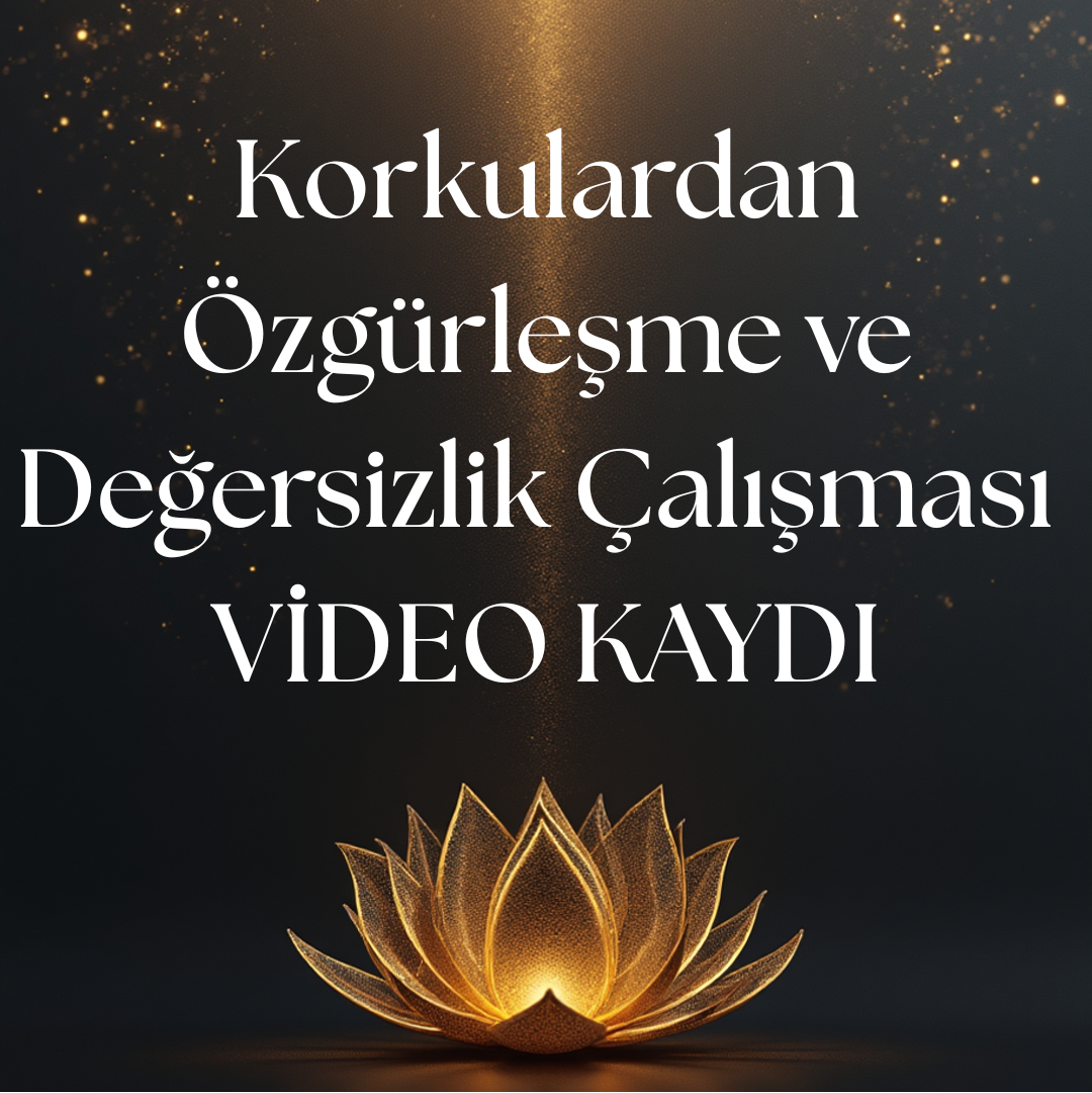 Korkulardan Özgürleşme ve Değersizlik 2'li Çalışma-VİDEO KAYDI