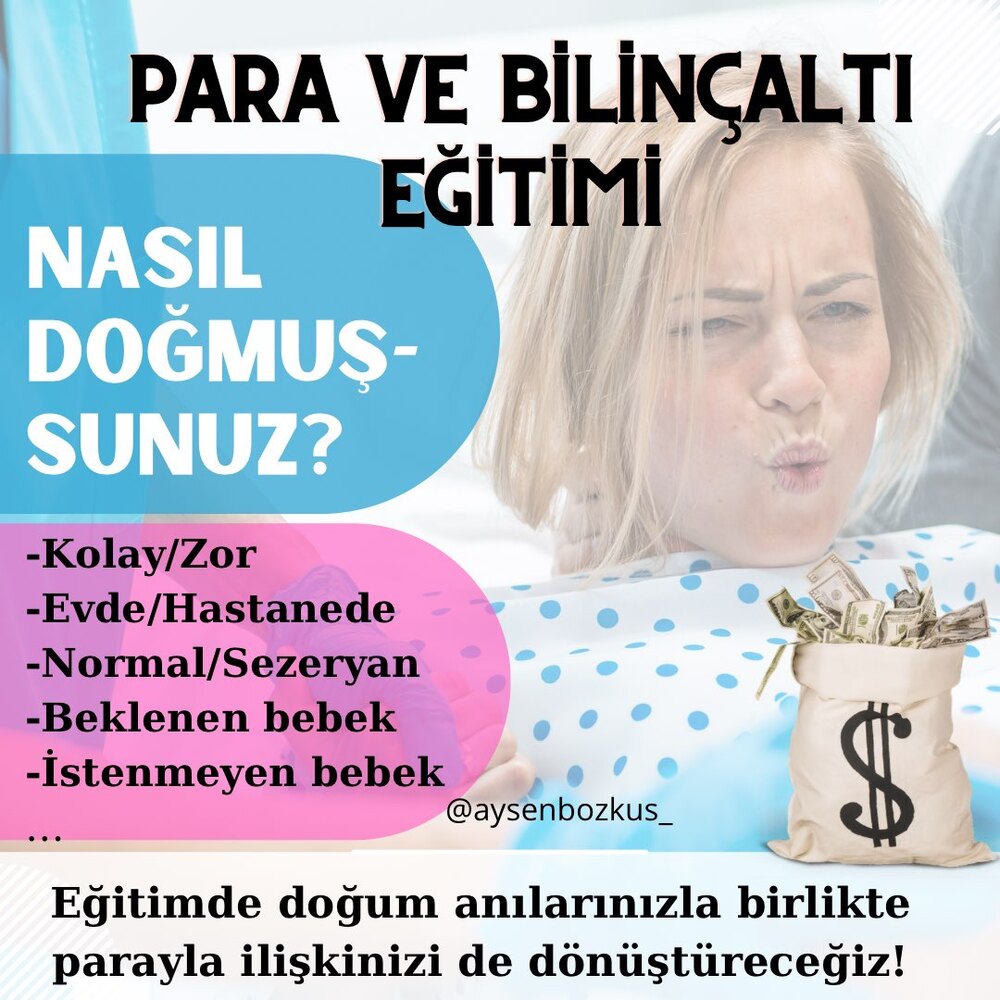 Yeniden Doğum Dramalı PARA VE BİLİNÇALTI EĞİTİMİ-VİDEO KAYDI