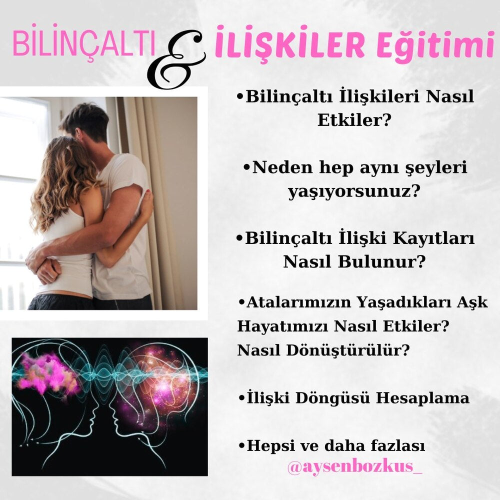 Hayat Değiştiren İlişkiler ve Bilinçaltı Eğitimi-VİDEO KAYDI