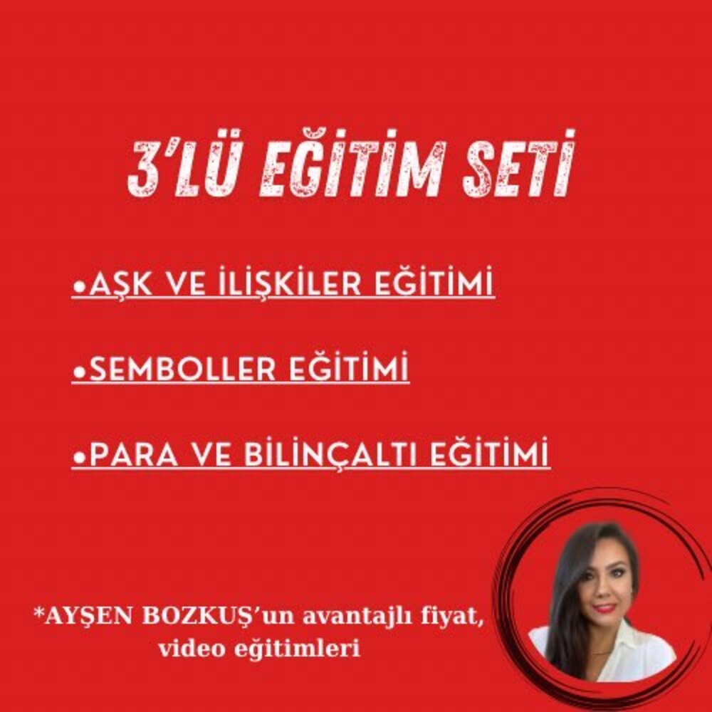 Rüya, Semboller, İlişkiler Eğitimi- 3'LÜ SET- VİDEO KAYDI