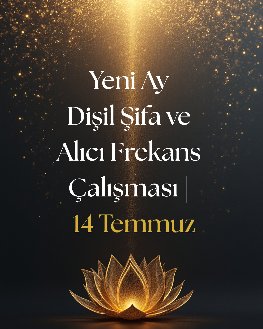 Dişil Enerji Dengeleme & Almaya Alan Açma Reiki Şifası (14 Temmuz)